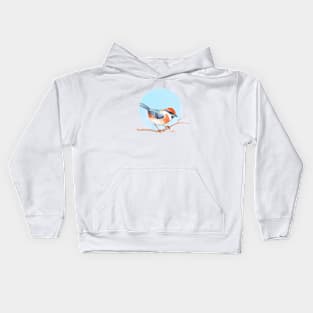 Orange bird Kids Hoodie